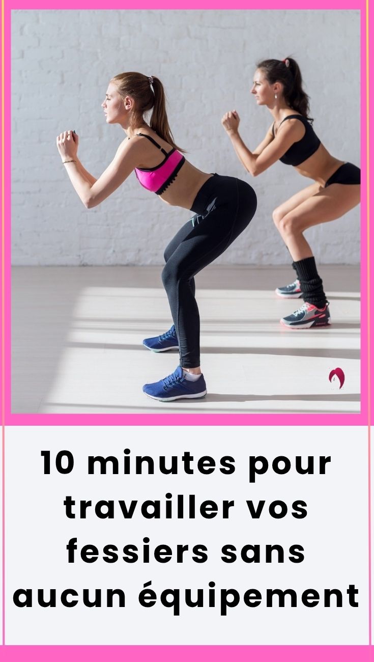 squat, fessier, sport