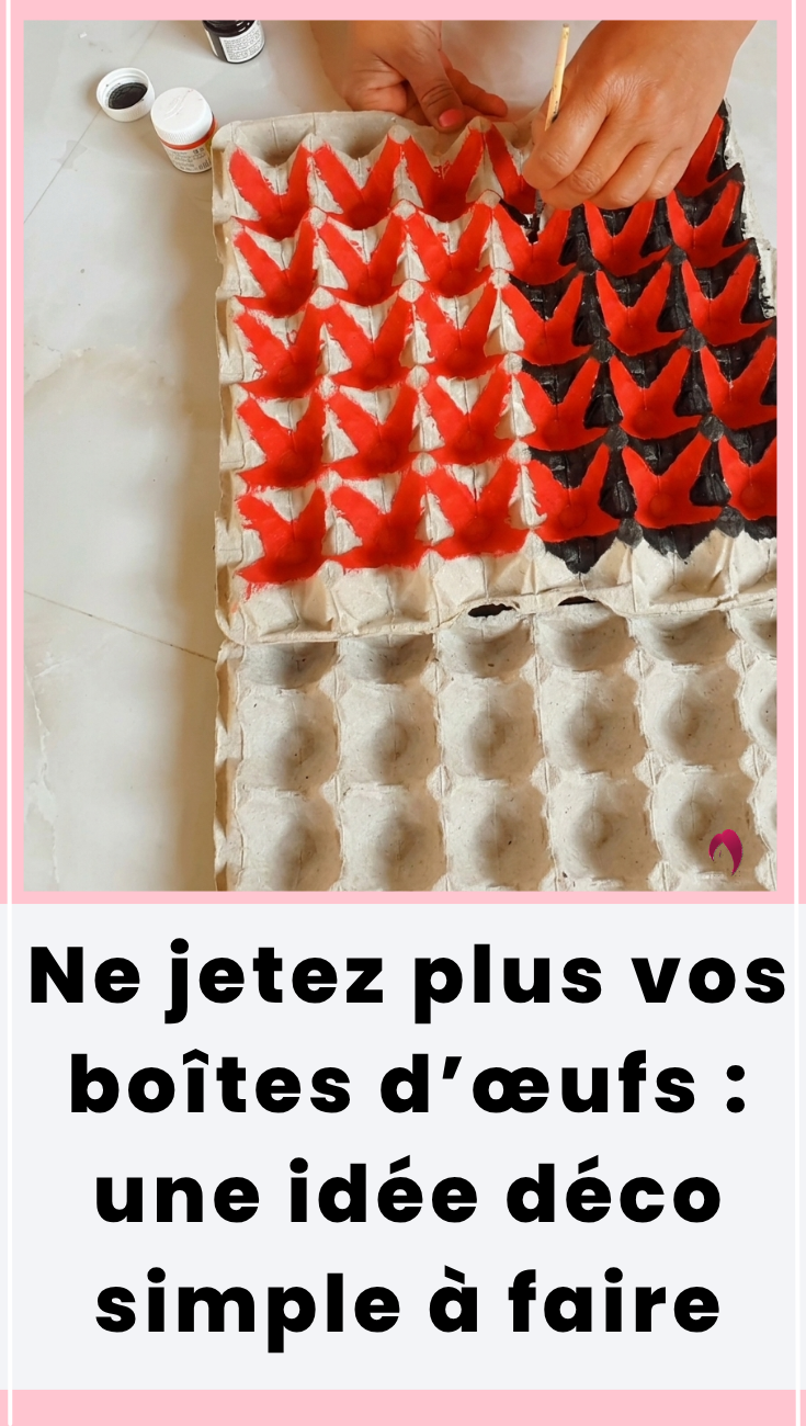 Recycler des boîtes d’œufs