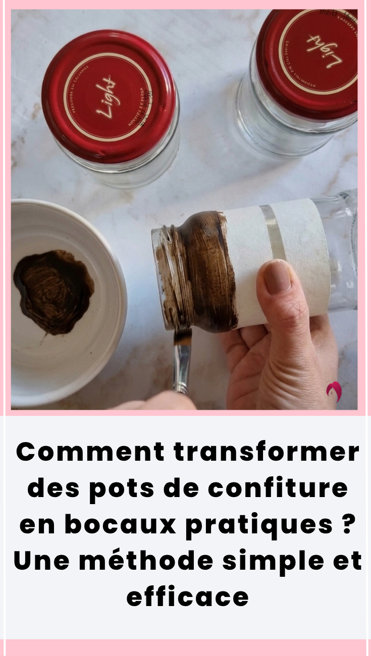 Recycler des pots de confiture