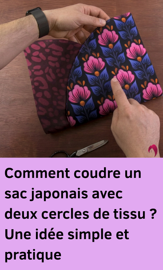 Sac japonais couture simple et pratique