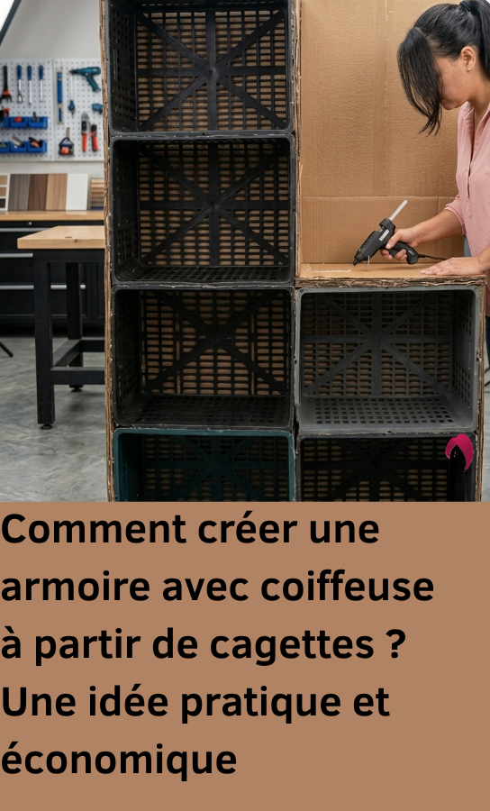 armoire cagettes plastique