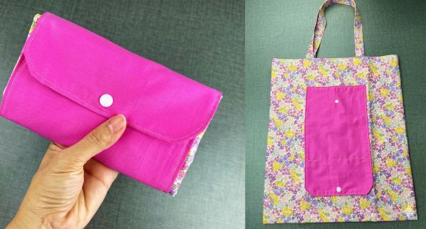 Sac shopping pliable simple et pratique