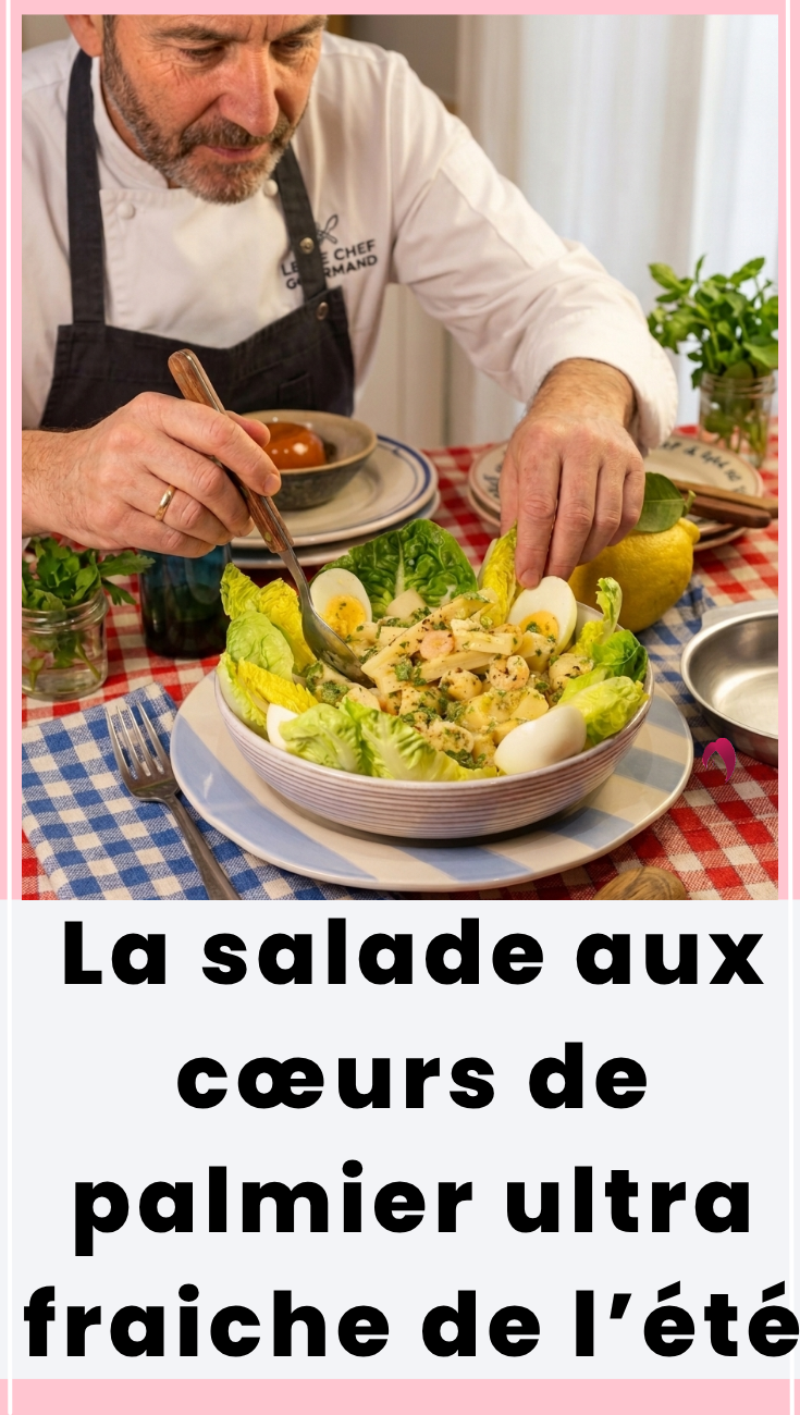 Cette salade aux cœurs de palmier est parfaite pour l’été