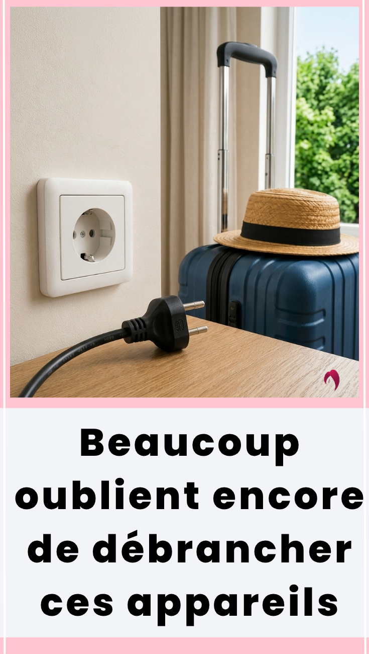 appareils à débrancher avant les vacances
