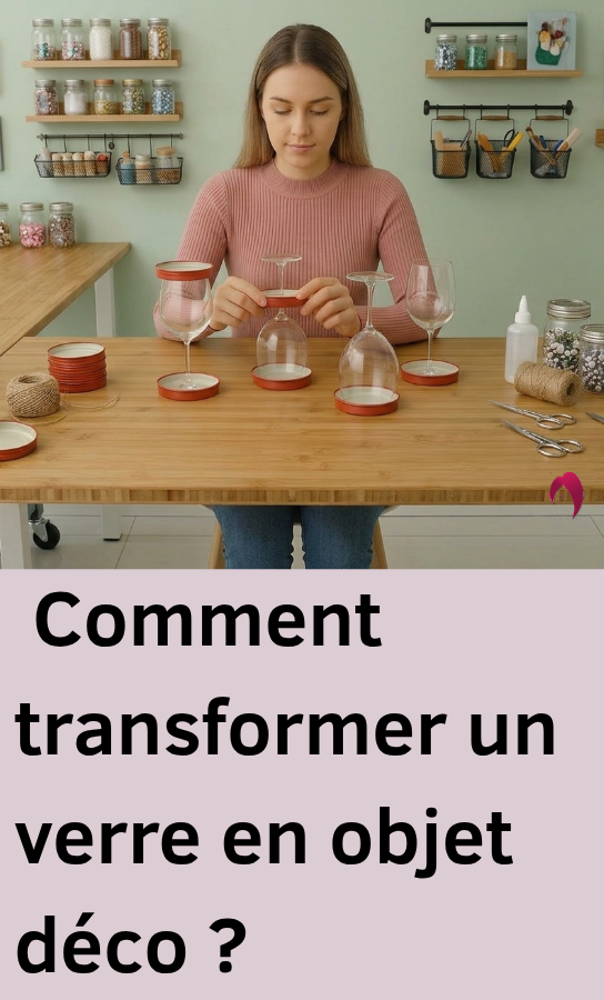 decoration verre pied