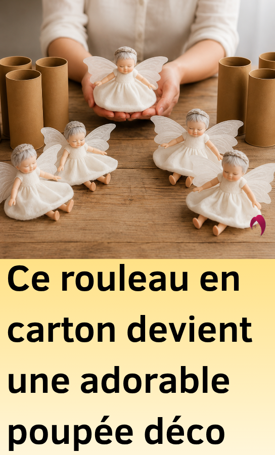 poupée rouleau carton