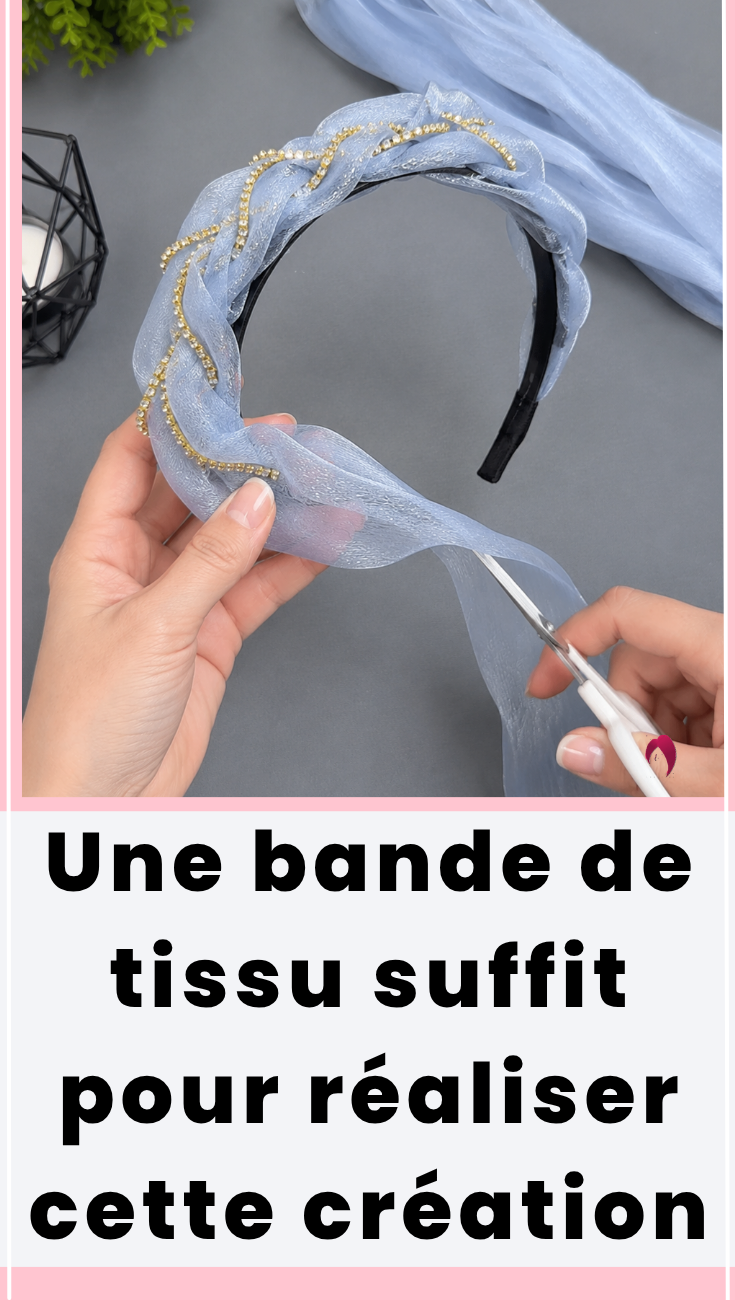 serre-tête drapé
