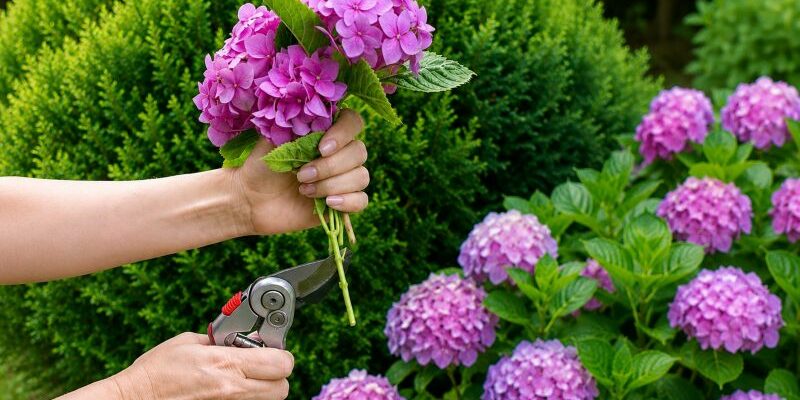bouturage de l'hortensia