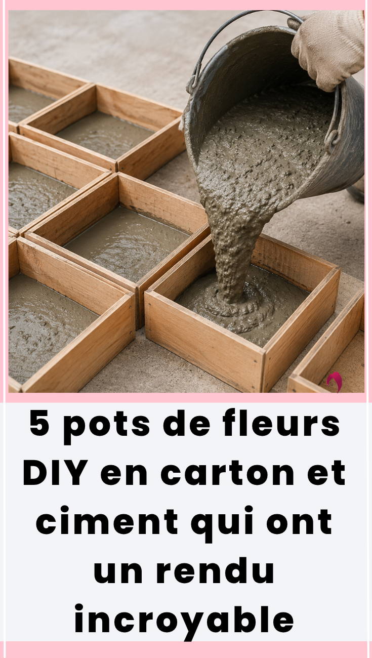 5 idées de pots de fleurs DIY