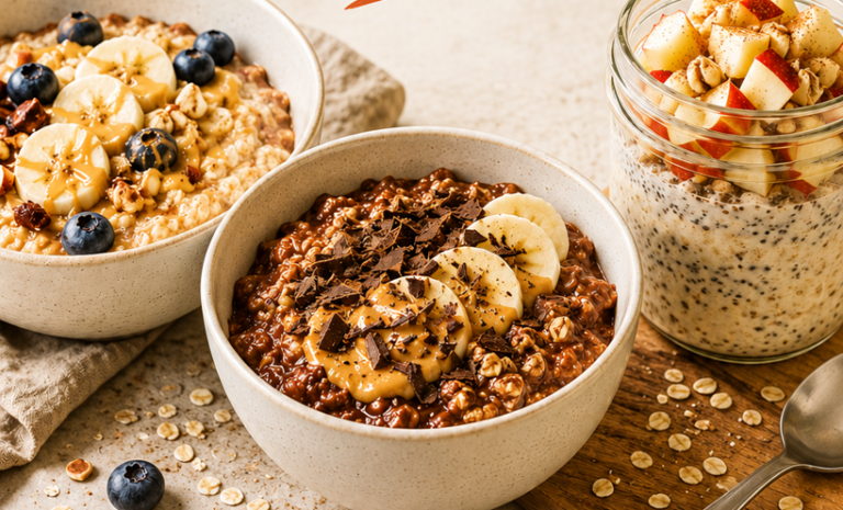 3 recettes à l’avoine faciles pour un petit-déjeuner gourmand