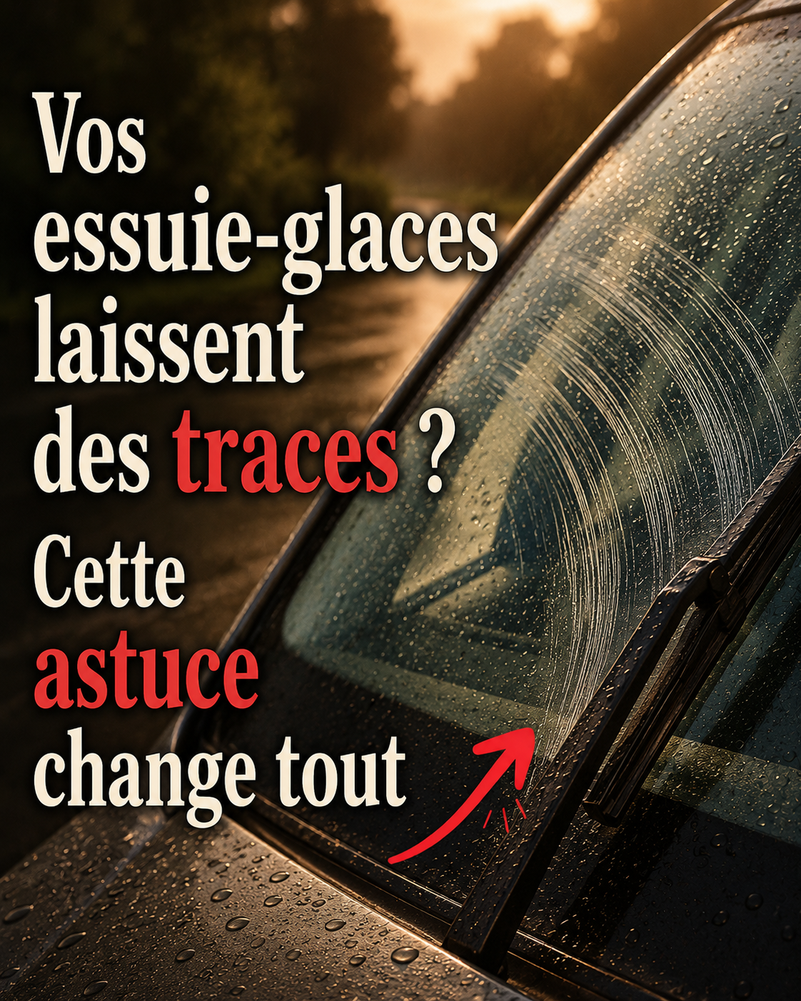 Pourquoi vos essuie-glaces laissent-ils des traces