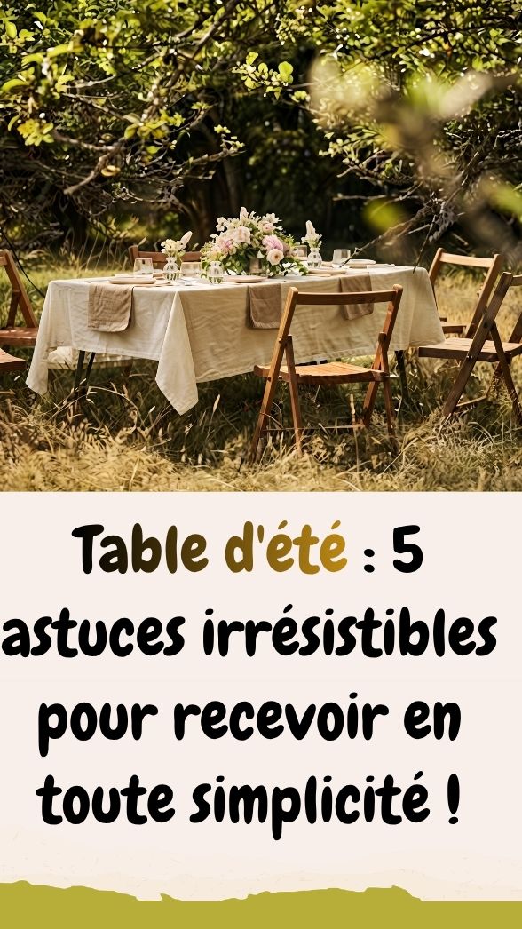 table d'été
