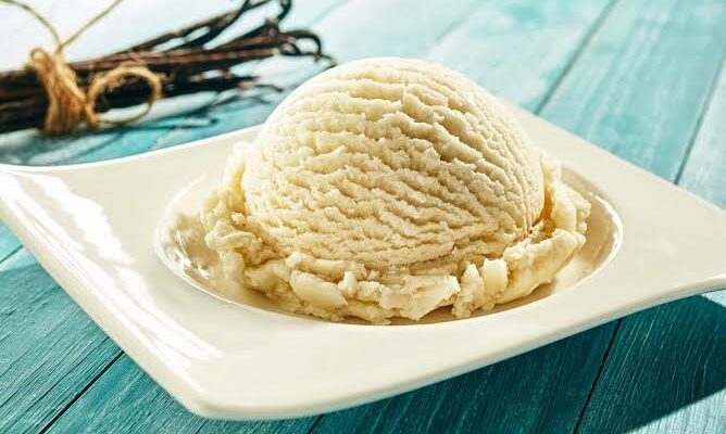 Glace maison à la vanille sans sorbetière