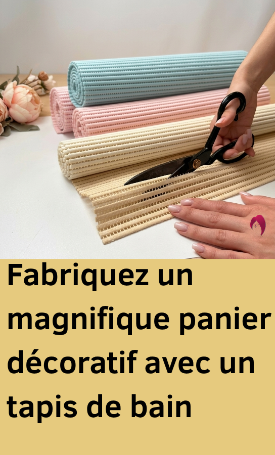 Panier décoratif tressé