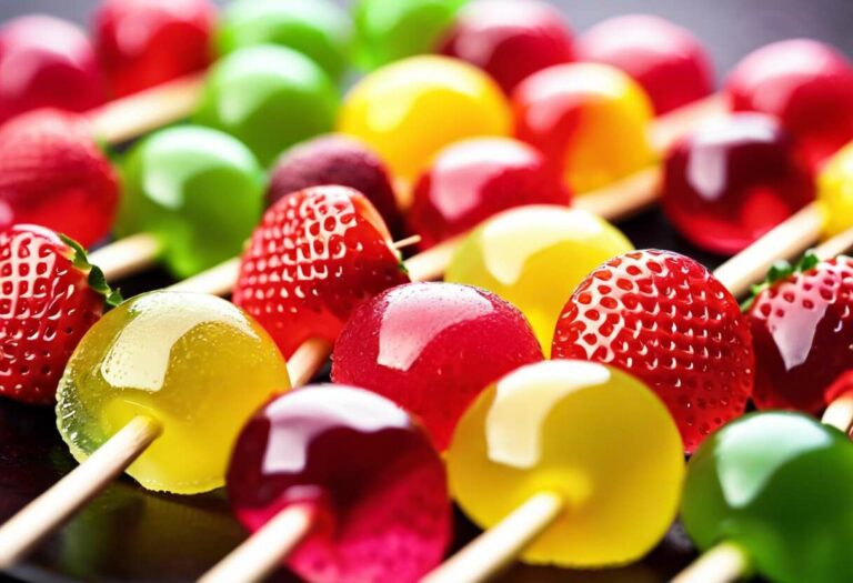 sucettes maison fruits