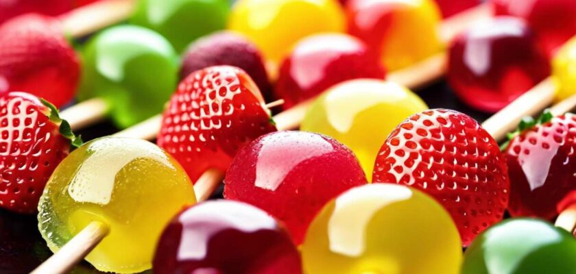 sucettes maison fruits