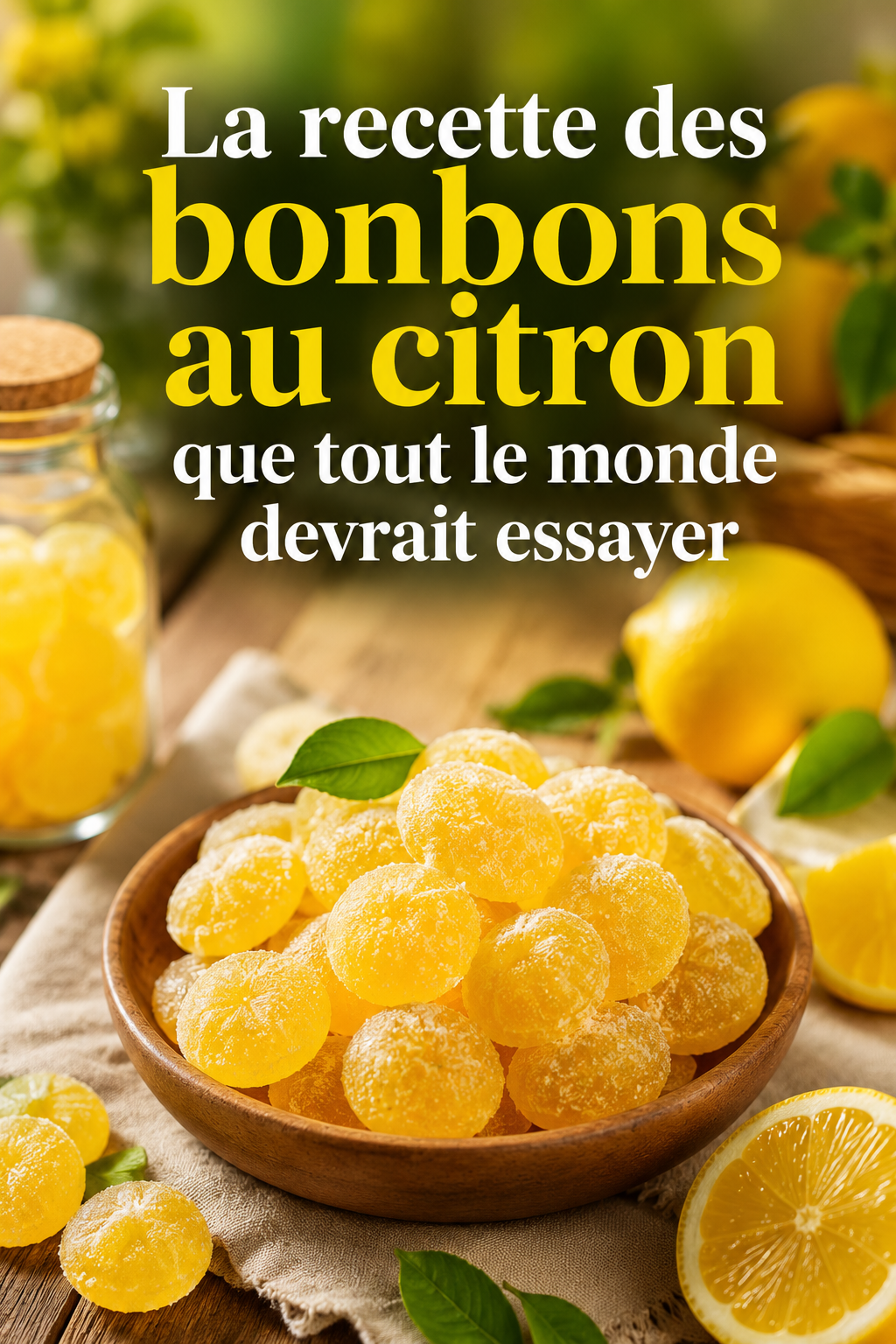 La recette des bonbons au citron