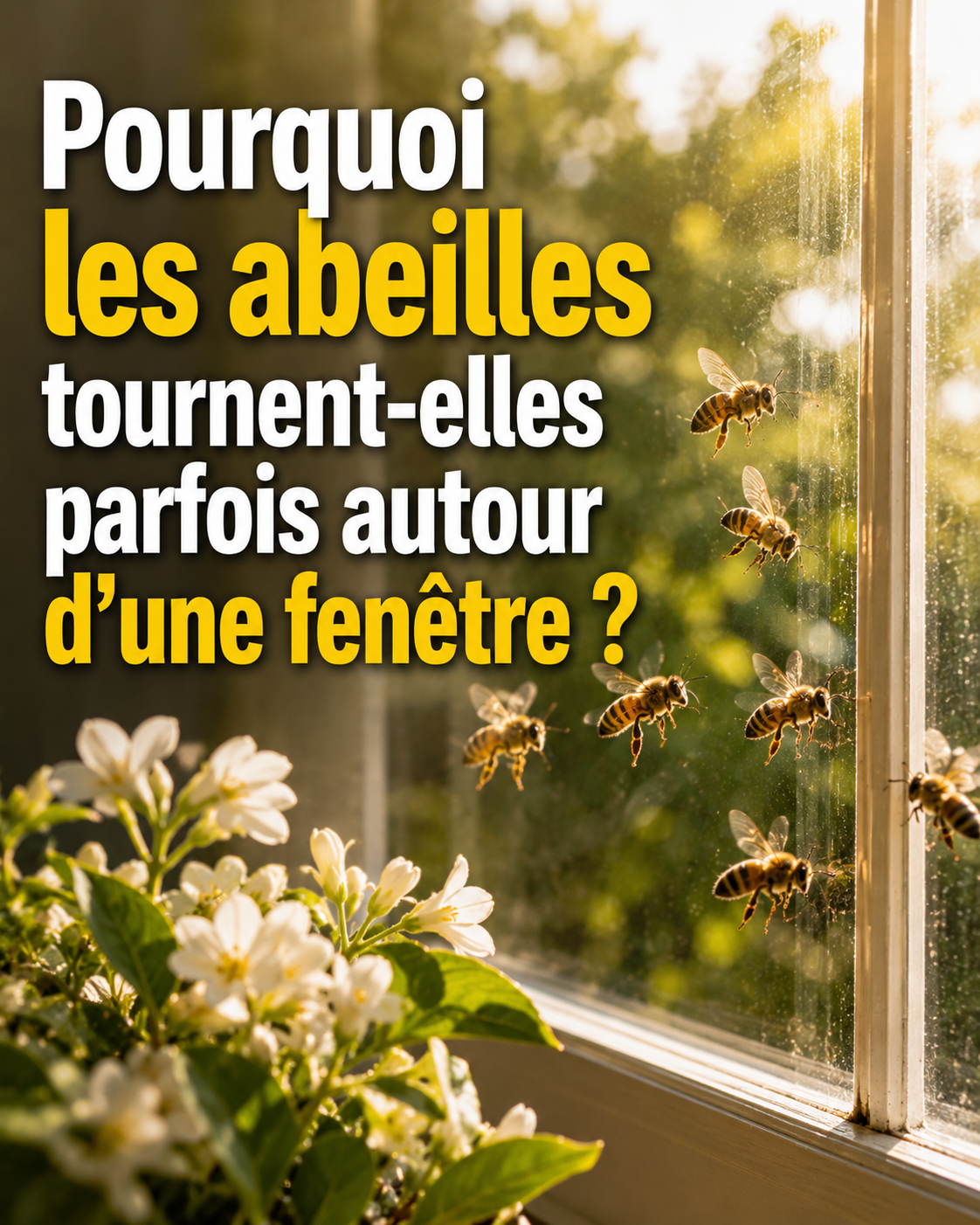 Pourquoi les abeilles tournent-elles parfois autour d'une fenêtre ?