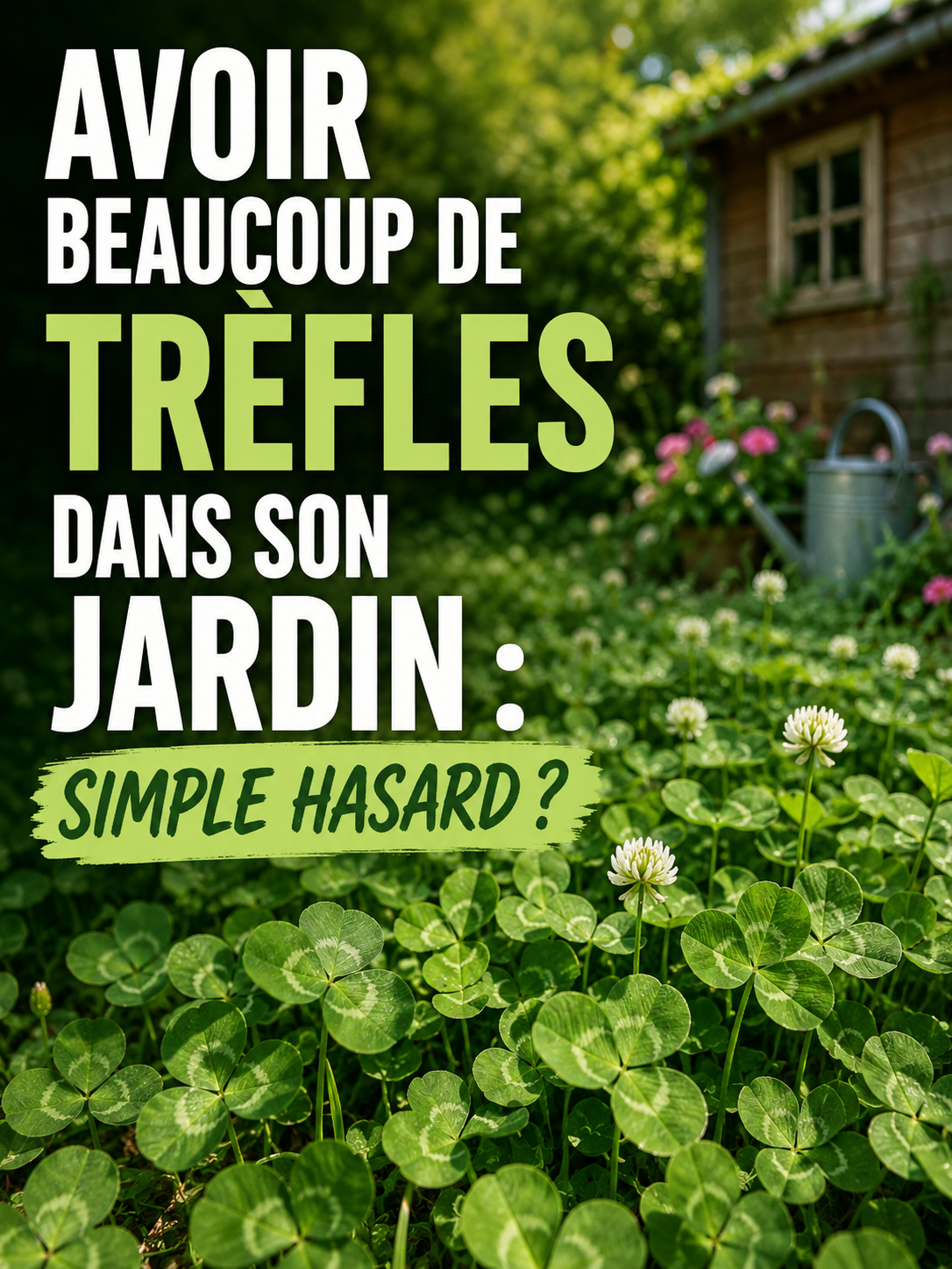 trèfles jardin