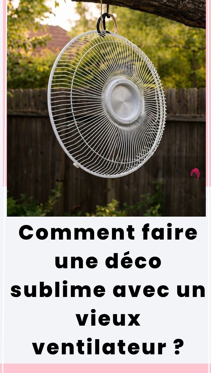 déco grille ventilateur