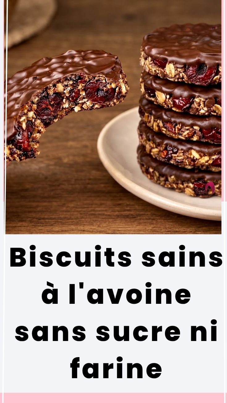 Biscuits sains à l'avoine