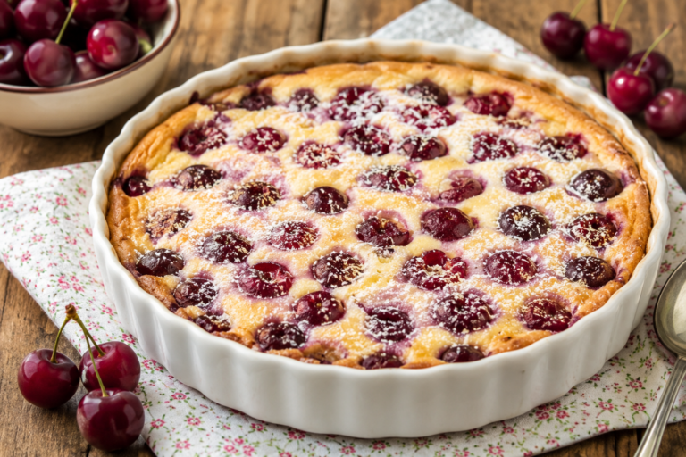 Le clafoutis aux cerises de grand-mère