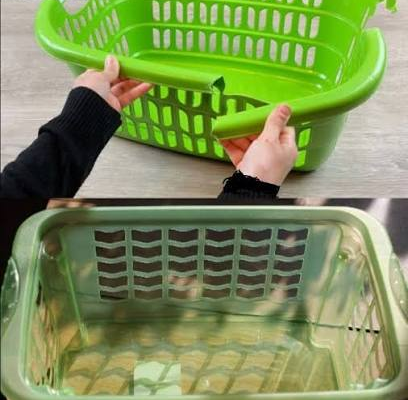 Ancien panier à linge transformez-le en table d’appoint pratique et déco