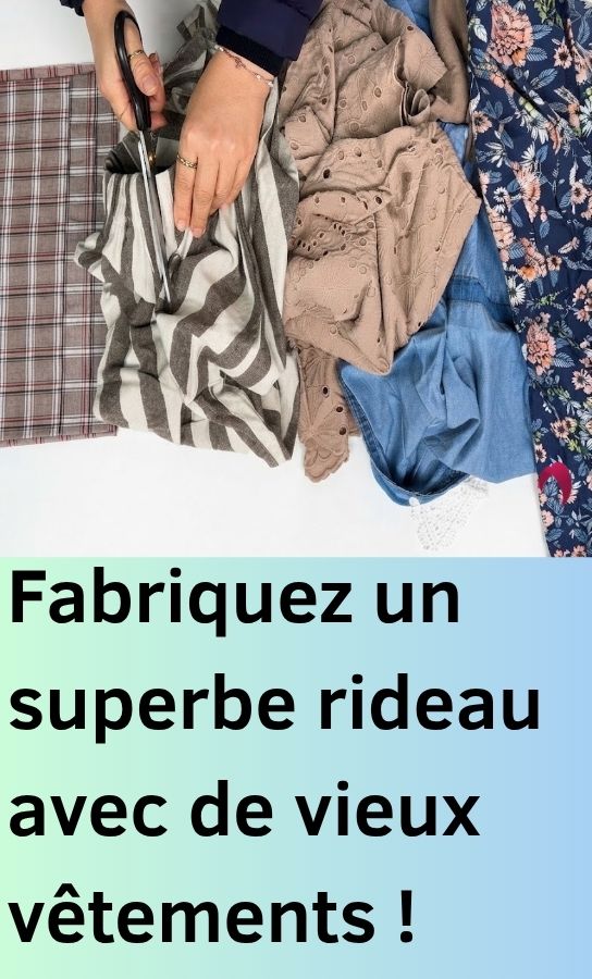 Rideau recyclé