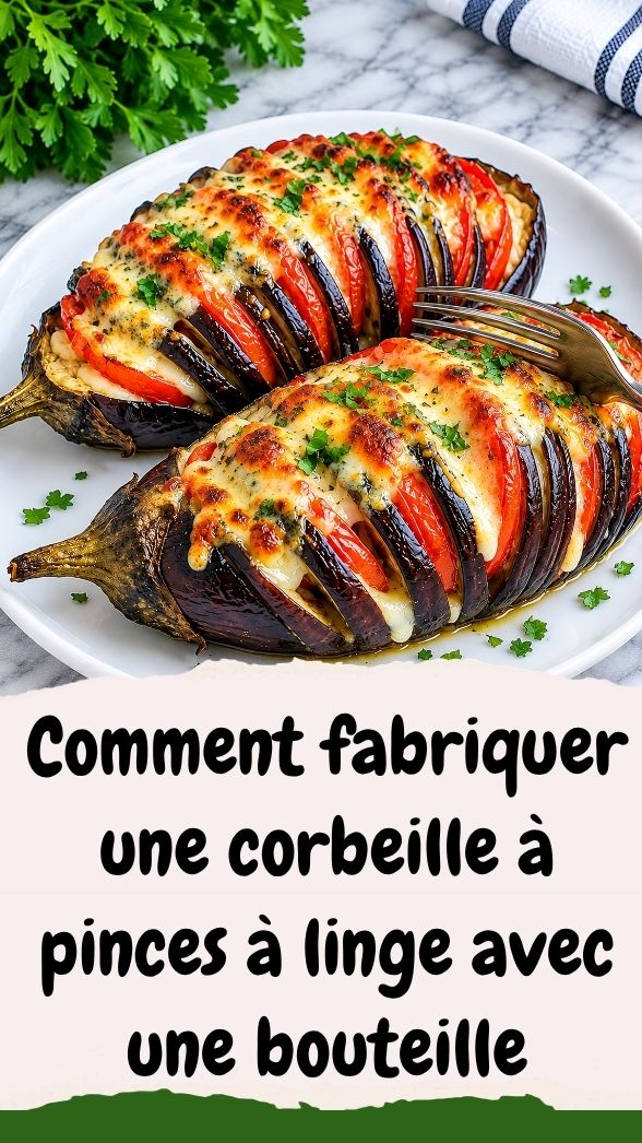 aubergines farcies en papillote