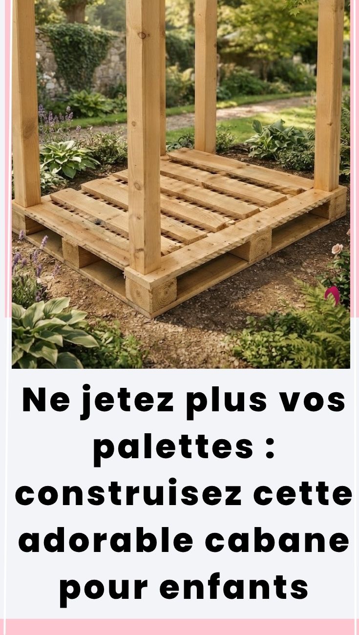 Cabane de jeux palettes