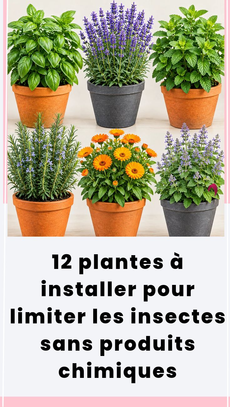 Le top 12 des plantes indispensables pour éloigner les insectes