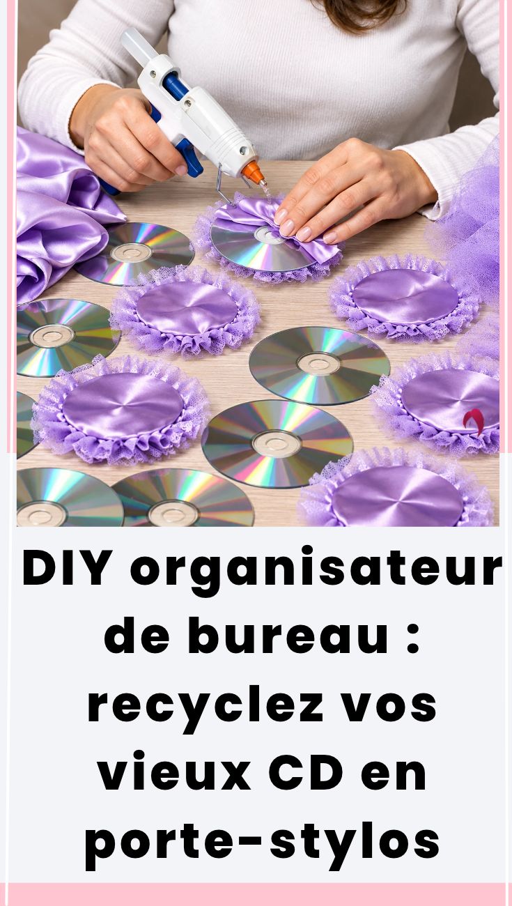 DIY organisateur de bureau CD