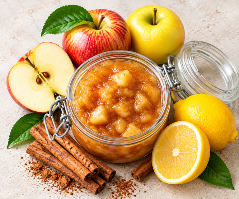 Confiture de pommes sans sucre