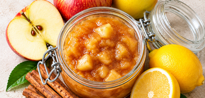 Confiture de pommes sans sucre