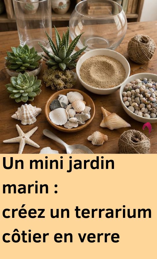 ardin marin miniature en verre