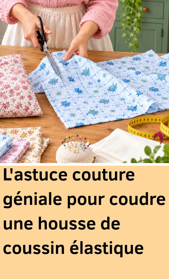 DIY housse de coussin élastique