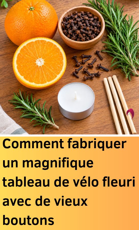 DIY diffuseur orange clous de girofle romarin