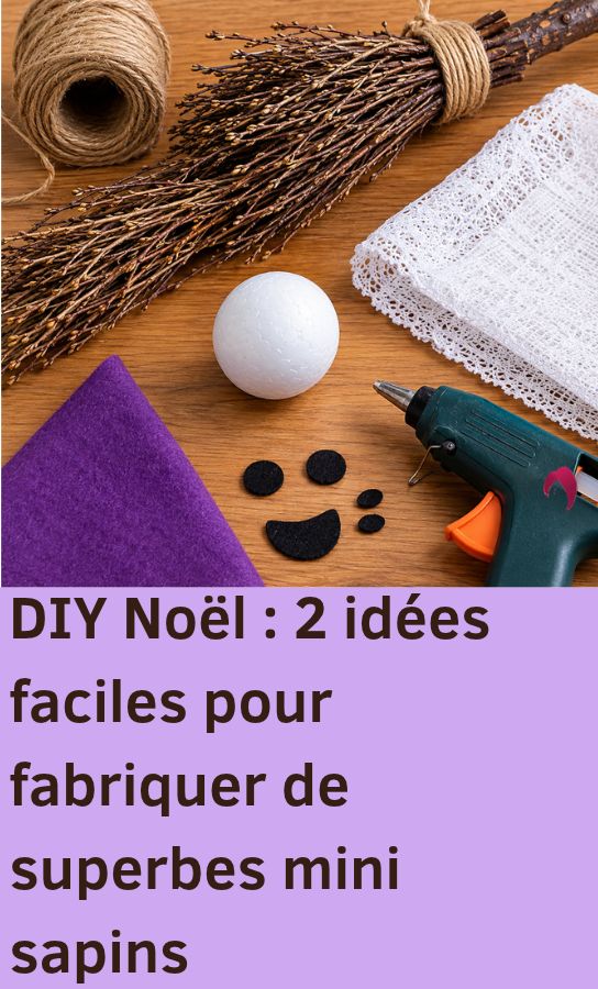 DIY Halloween : fabriquez une superbe suspension de fantômes sur balai