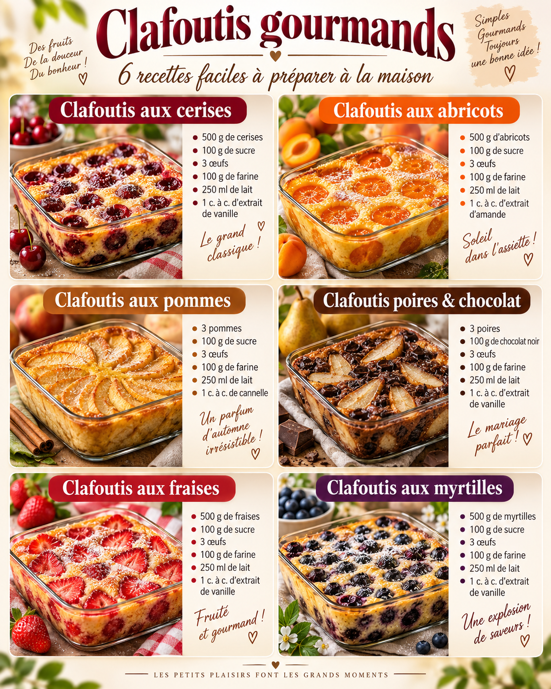 Clafoutis gourmands