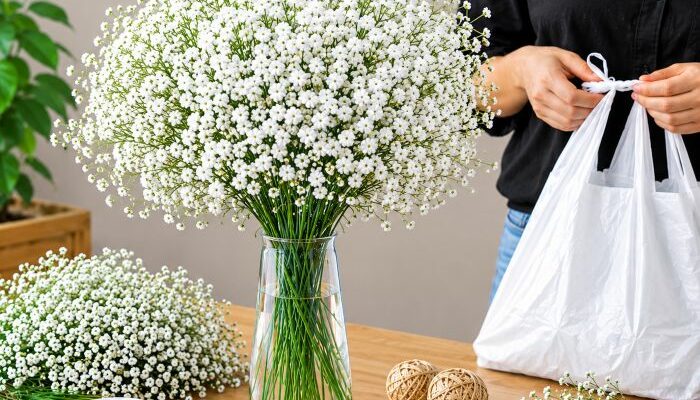 fabriquer de jolies fleurs de gypsophile