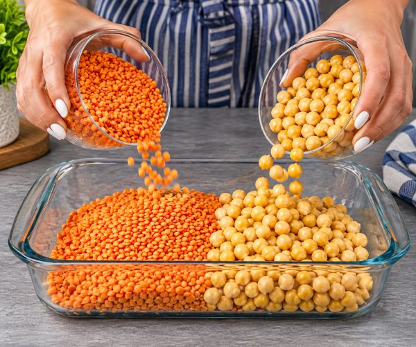 Pain maison santé aux légumineuses et graines de lin