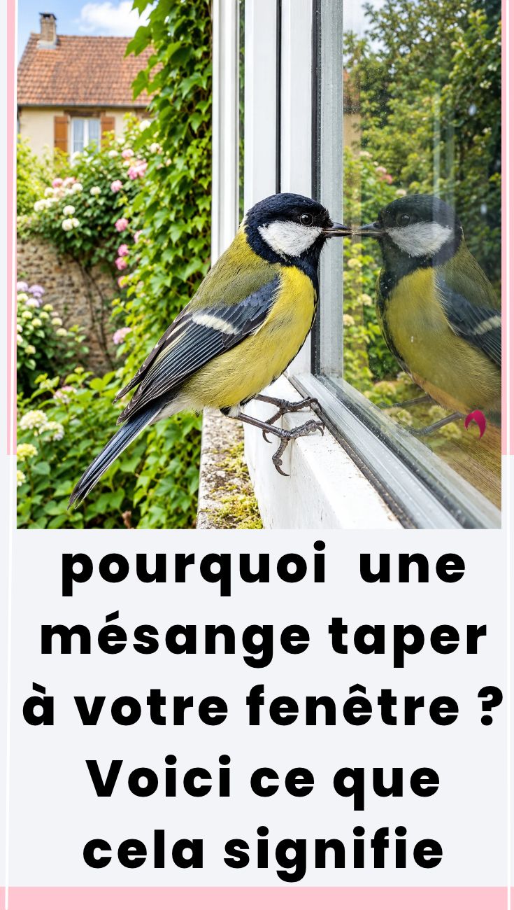 pourquoi une mésange taper à votre fenêtre ? Voici ce que cela signifie