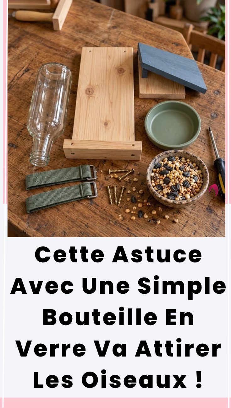 L'Idée Jardin : Créez Votre Mangeoire Pour Oiseaux En Verre !