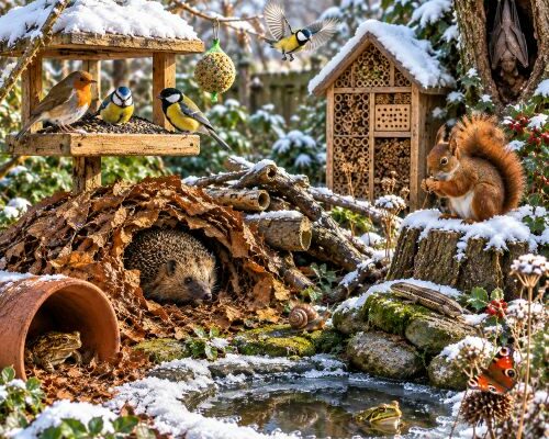 Protéger la Petite Faune du Jardin en Hiver