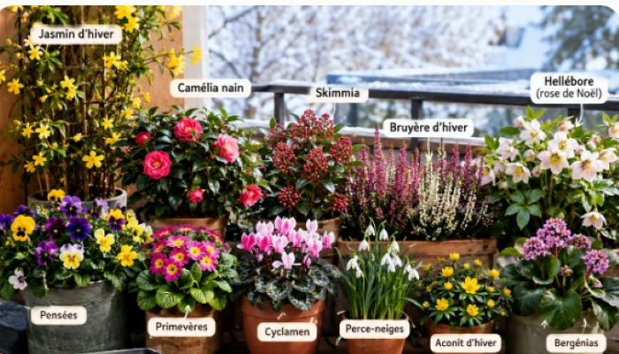Fleurir Son Balcon En Hiver : 12 Plantes Résistantes Au Froid