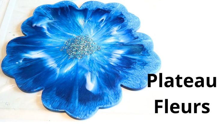 Créez un sublime plateau en résine époxy en forme de fleur