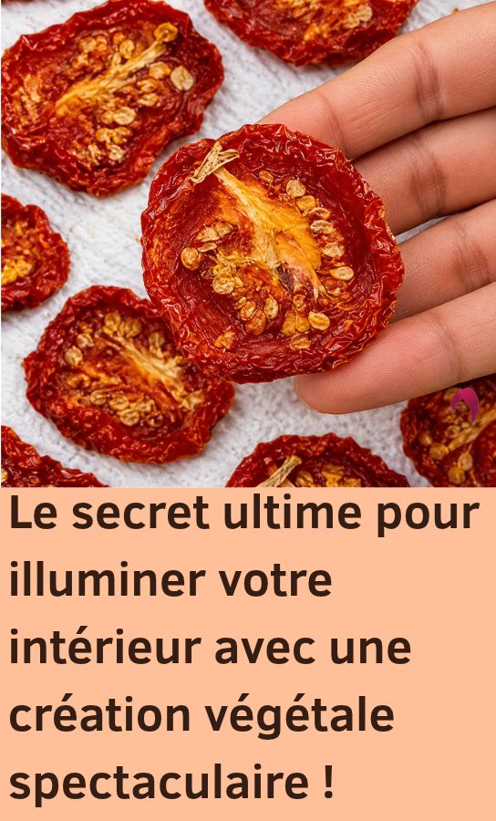 séchage et de conservation des tomates maison