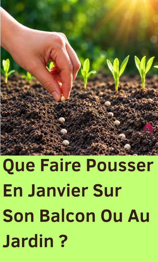 Jardin Et Balcon En Janvier : Que Semer, Planter Et Récolter ?