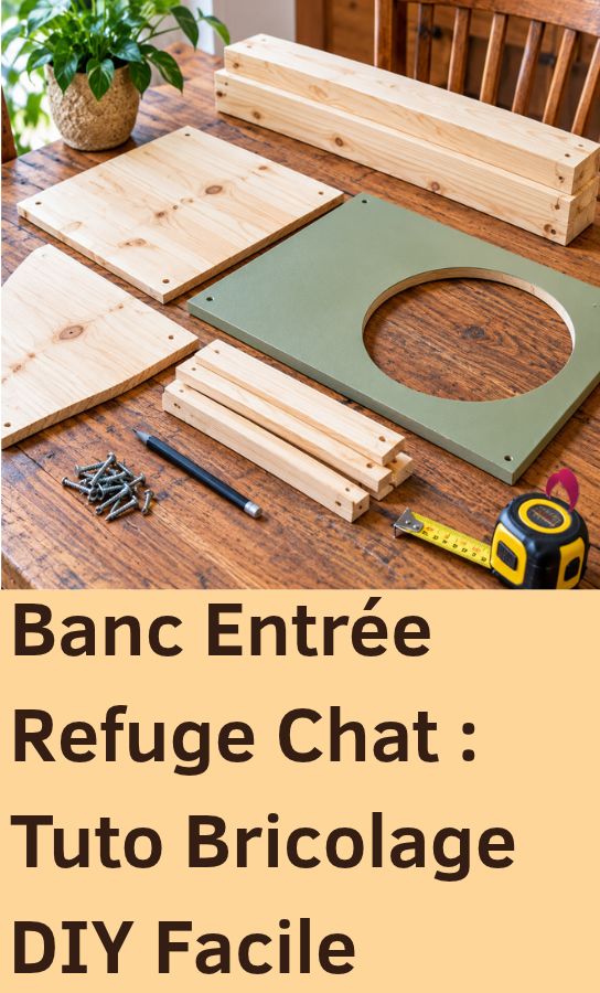 Fabriquez Ce Banc D'Entrée Pour Chat ! Tuto DIY Canon