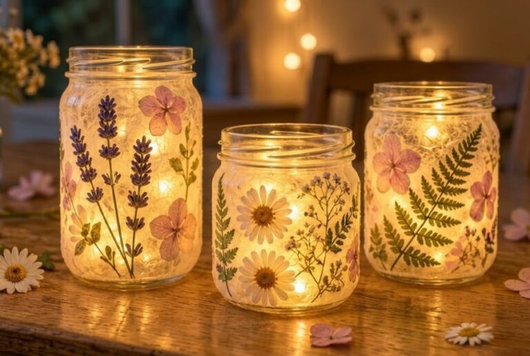 Photophores Fleuris DIY : Tutoriel Décoration En Verre